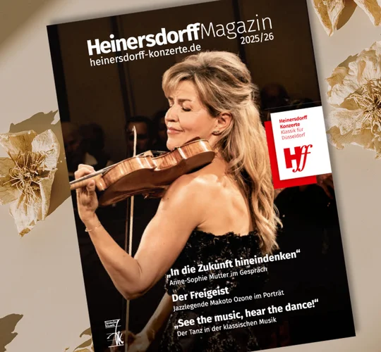 Cover des Heinersdorff-Magazins der Saison 2025/26.